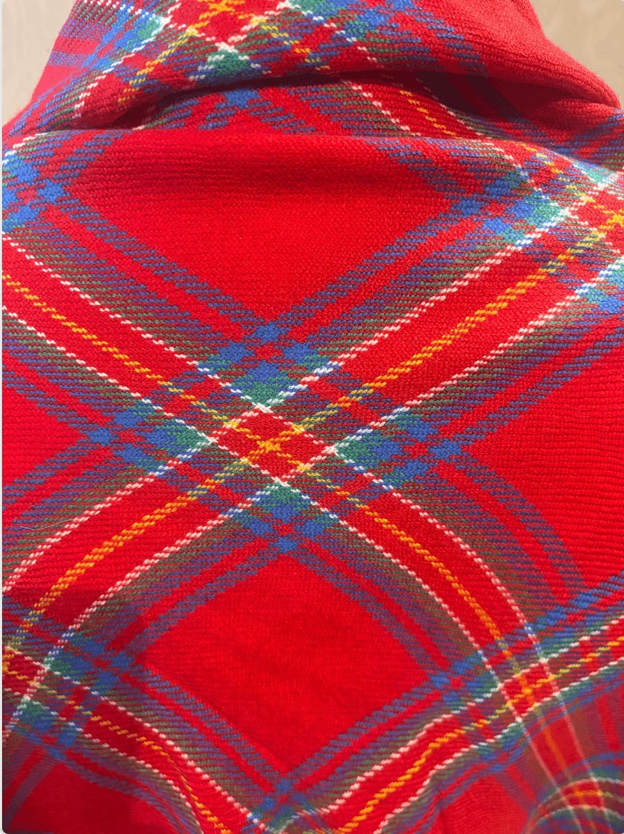 Rukses ulloliidni - Rødt ullsjal